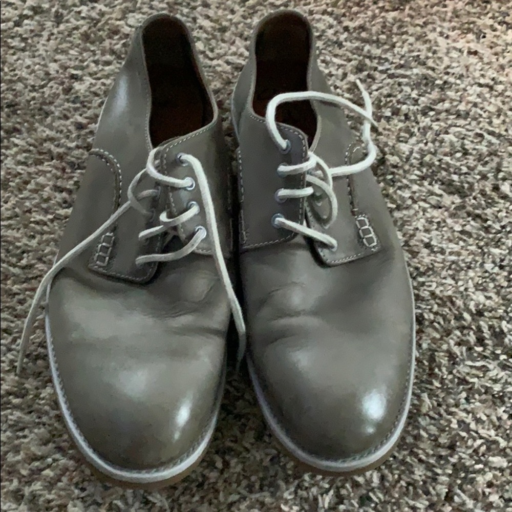 Gray Lace up Clark’s